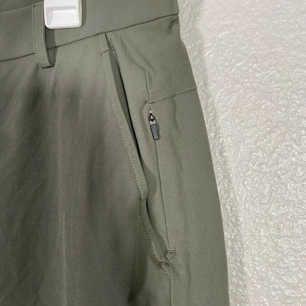 Brady Pants Mens 33x30‎ Green Golf Stretch Chino Performance Casual Straight